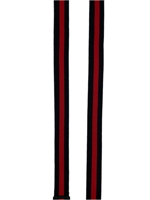 Red Black Strip Stap